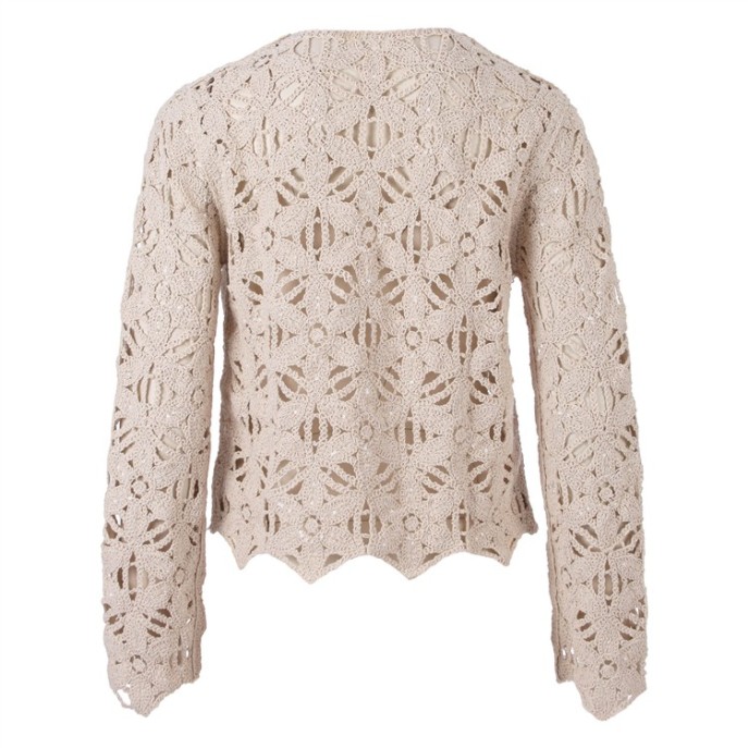 Enjoy Vest 892160 opengewerkt Beige